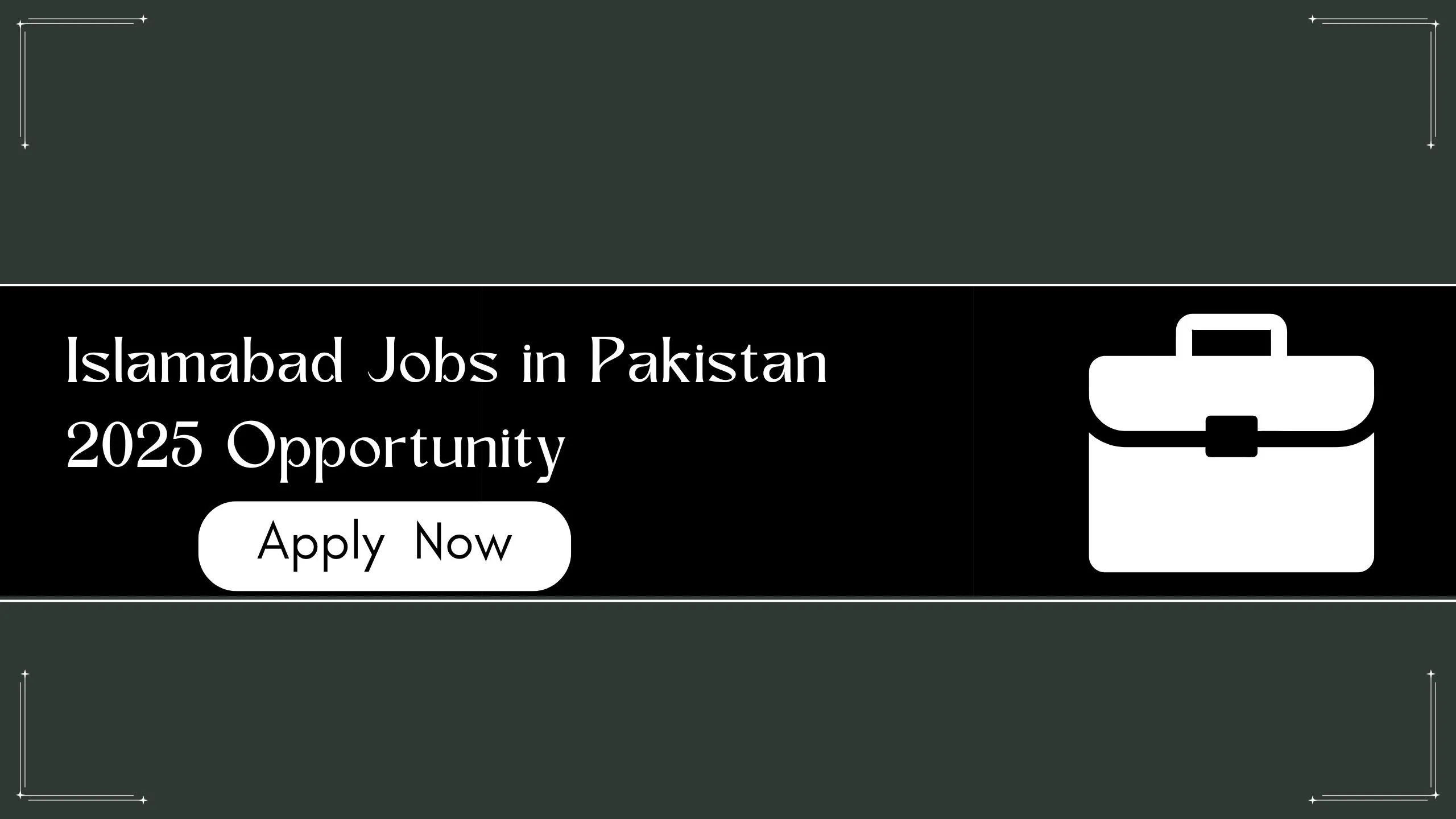 Islamabad Jobs in Pakistan